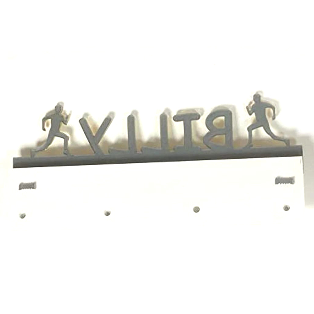 Track Field Runner Personalized Sports Coat Hook Hanger, Handmade Wall Organizer, Storage Space for Your Living Space