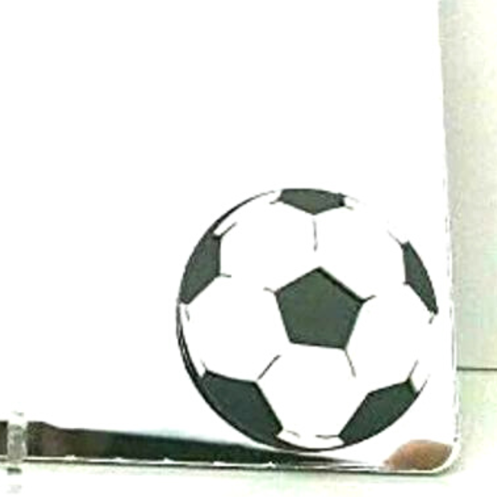 Soccer Ball Locker Mirror Magnet, Personalized Back to School Magnetic Sports Locker or Refrigerator Magnet Decor