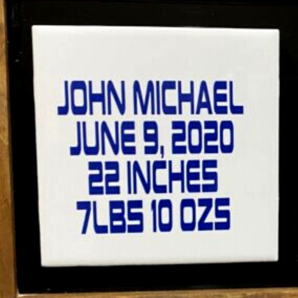 Personalized Wood Frame Tiles Design Your Photos & Names Wall Hanging Wall Décor