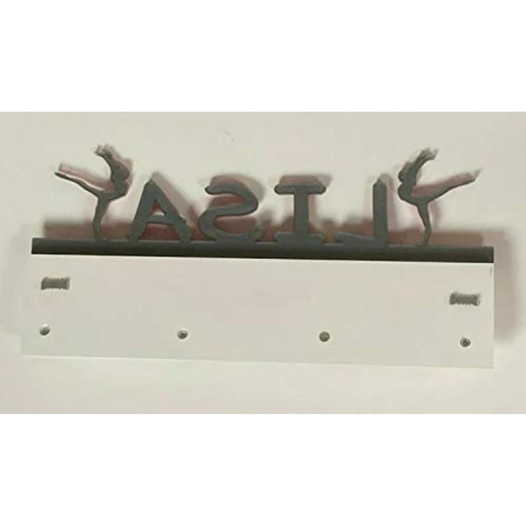 Dancer, Personalized Sports Coat Hook Hanger, Handmade Wall Organizer, Storage Space for Your Living Space