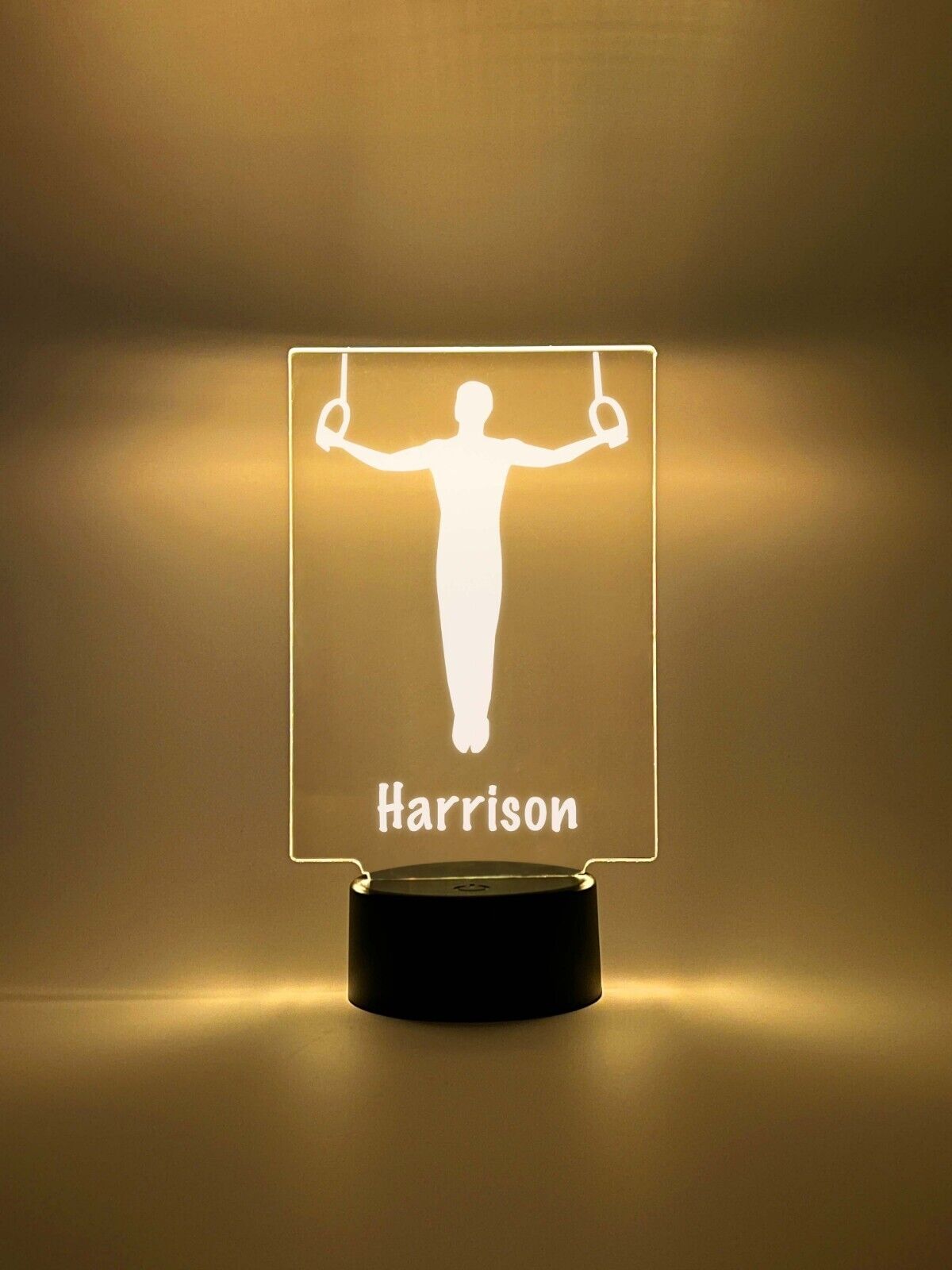 Personalized LED 16 Colors Light Up Stand Men's Gymnastics Sports Gymnast