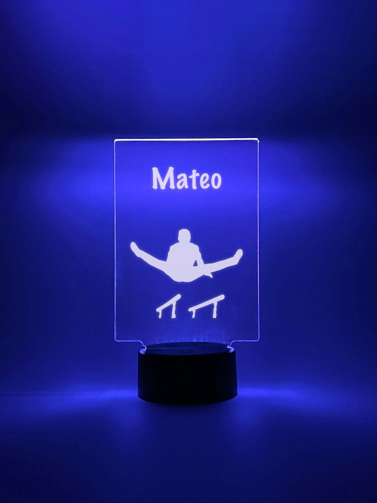 Personalized LED 16 Color Light Up Gift Men's Gymnastics Gymnast Sports