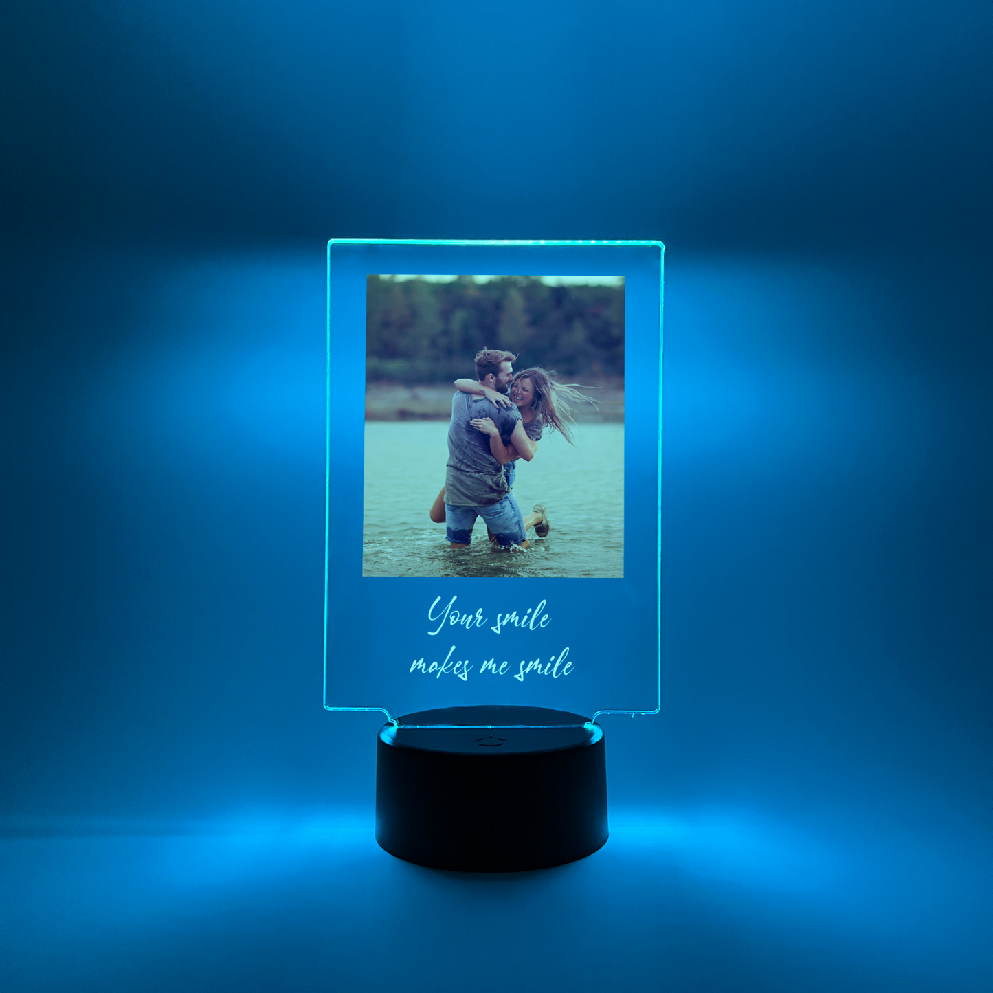 Custom Photo Picture Personalized LED Night Light Up - Engagement, Wedding, Gift