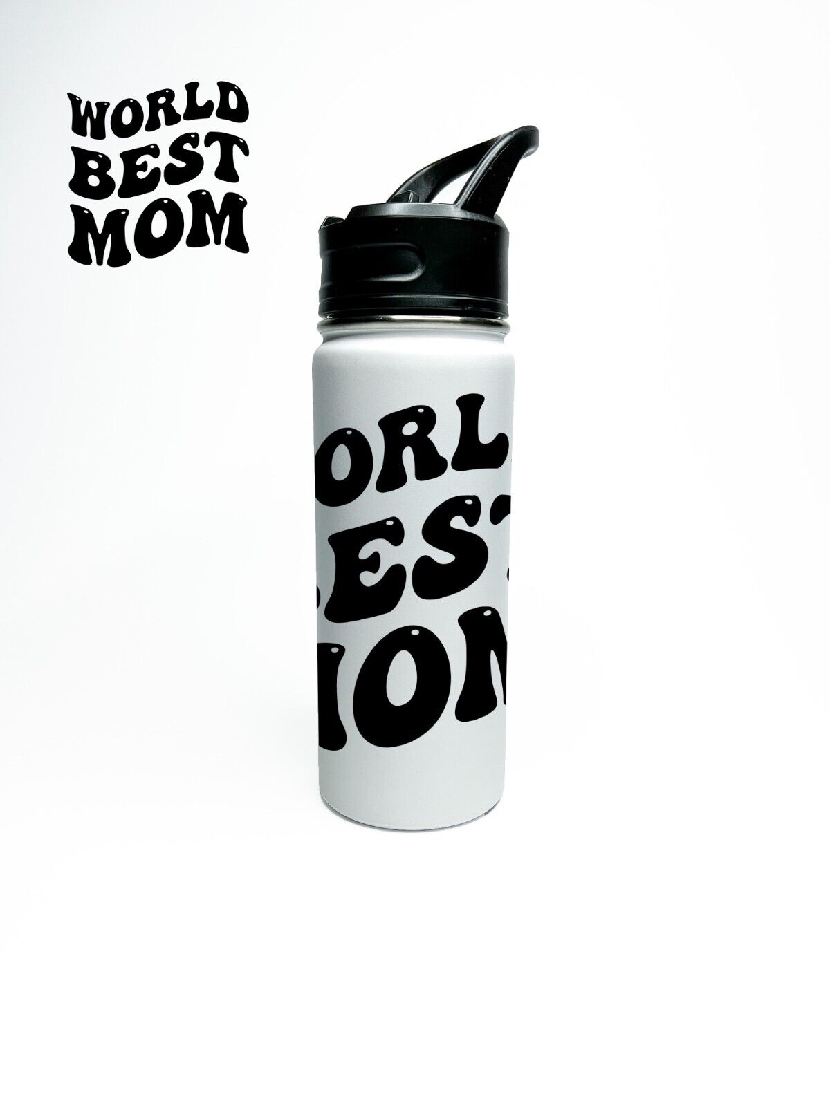 Personalized Insulated Stainless Steel Worlds Best Mom 18/32oz Hydro Bottle