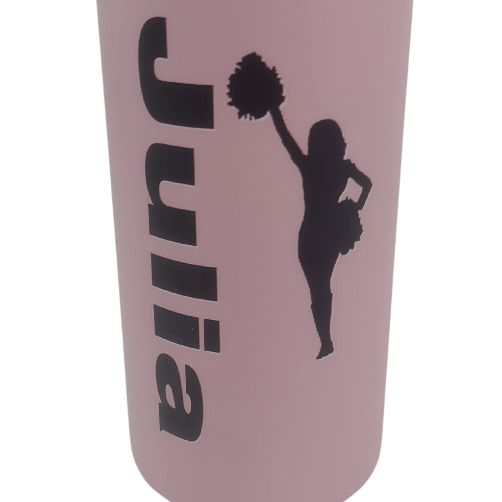 Personalized Cheerleader Insulated Water Bottle with Straw Lid & Handle 32 oz