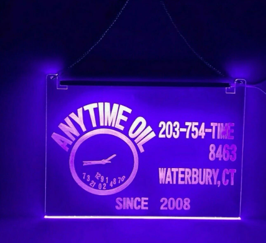 Large Hanging Custom LED Sign Personalized With Your Logo Artwork USB Powered, Remote, Captivating Atmosphere in Business or Home