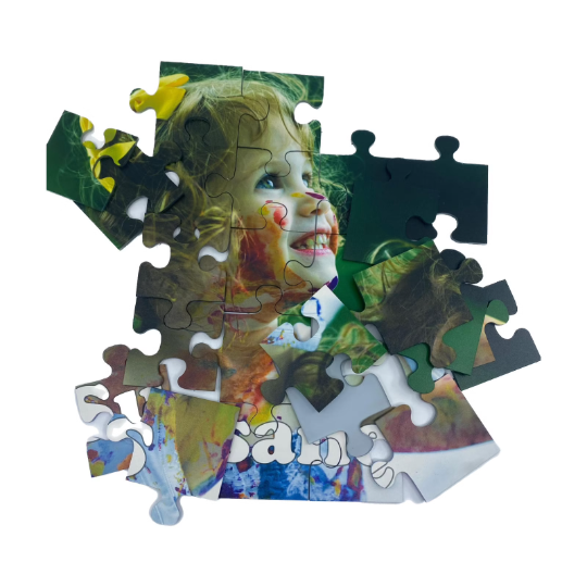 Custom Family Fun Jigsaw Photo Puzzle Premium Acrylic Personalized With Your Own Picture UV Printed Personalized Free Engraved Made To Order