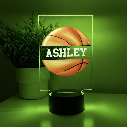 Sports Night Light Up Table Desk Lamp LED Personalized Free Engraving