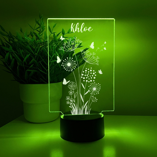 Flowers Forget-Me-Not Night Light Up LED Lamp